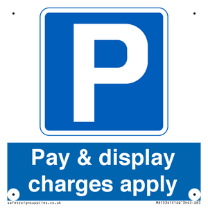 Pay & display charges apply